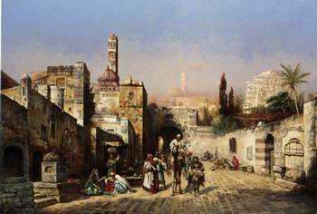 unknow artist Arab or Arabic people and life. Orientalism oil paintings  381 China oil painting art